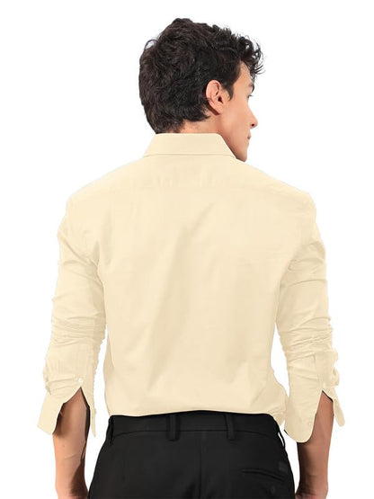Pinkmint Shirt for Men ll Cotton & Popcron Style Shirt ll All Day Wear Mens Shirt (Pack of 2)