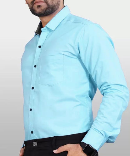 Tee Projekt Casual Cotton Long Sleeve Shirt for Men Formal Wear Regular Wear