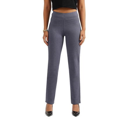 BlissClub Womens Pants (Werkit_Straight_Hema Herringbone-Navy