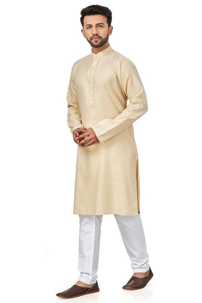 Be Active MenS Traditional Solid Full Sleeves Kurta || Cotton Kurta For Men || Men Kurta For Wedding || Kurta For Men (N-Rfsk00