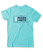 ADRO No Rules No Limits Mens Printed T-Shirt (RNR-M-LIM-MI_Mint_XL)