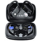 Caymuller Wireless Earbuds Bluetooth Headphones 48Hrs Play Back Sports Earphones With Led Display Built In Mic Deep Bass Stereo 