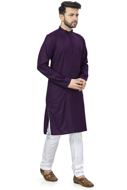 Be Active MenS Traditional Solid Full Sleeves Kurta || Cotton Kurta For Men || Men Kurta For Wedding || Kurta For Men (N-Rfsk00
