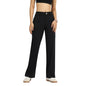 BlissClub Ultimate Straight Tailored Trosuers | CloudSoftTM | Gold Button | Belt Loops | Stylish Pintucks | Mock Fly | 2 Pockets