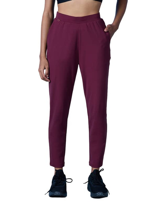 Nykd All Day Zipped Polyster Anti-Odor Go To Travel/Lounge Pants For Women With Pockets & Ultra Comfort For All Occasions Travel