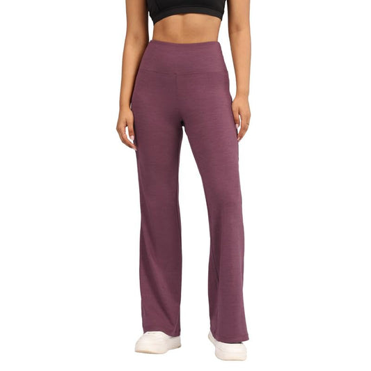 BlissClub AirMelt Flare Pants - Lite | Flared Silhouette | Back Pocket| Weightless Fabric | High Rise Waistband | Tall Variant A