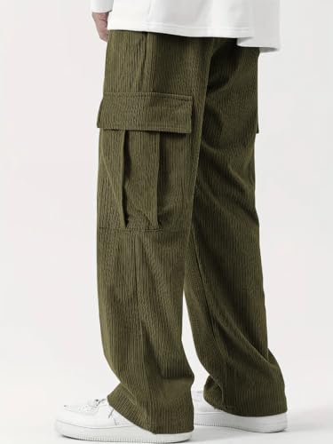 Greciilooks Cargo Joggers For Men  Cotton Loose Fit Utility Pants With 6 Pockets | Durable Outdoor & Hiking Trousers (Available