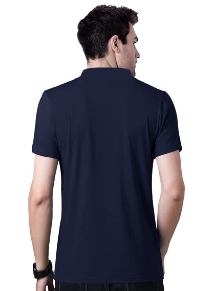 Eyebogler Mens Colorblocked Polo T-Shirt