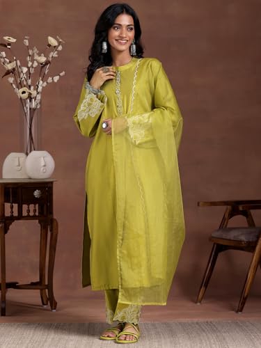 Libas WomenS Silk Blend Kurta Set (273870R