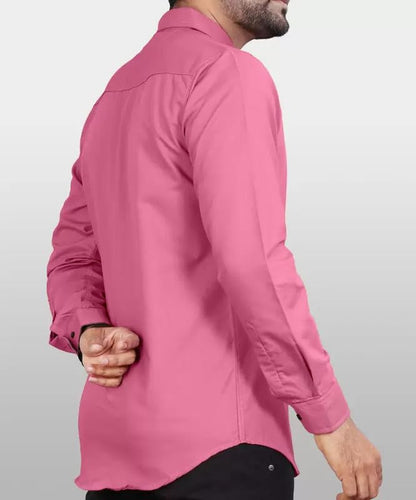 Tee Projekt Casual Cotton Long Sleeve Shirt for Men Formal Wear Regular Wear