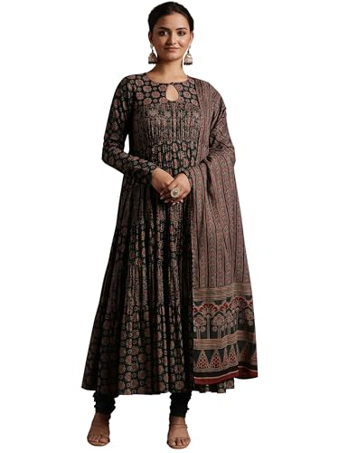 Libas WomenS Cotton Blend Kurta Set (36649R_Green
