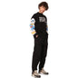 Bewakoof Mens Graphic Print Oversized Fit Full Sleeve Round Neck Fleece Sweatshirt Black