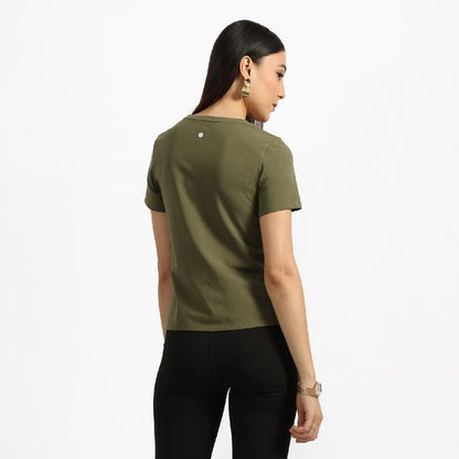 BlissClub Women The Last Tee - Round Neck tee | Womens t-Shirt |  Sleeves | Last 750+ Washes | Cotton Tee