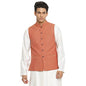 Fabindia Men Collar Cotton Comfort Fit Nehru Jacket Chinese_Xl