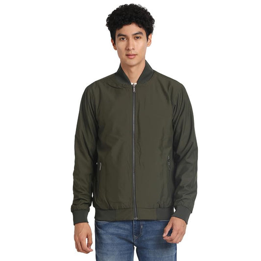 Turtle Men Cotton Stretch Solid Regular Fit Full Sleeve Casual Reversible Windcheater