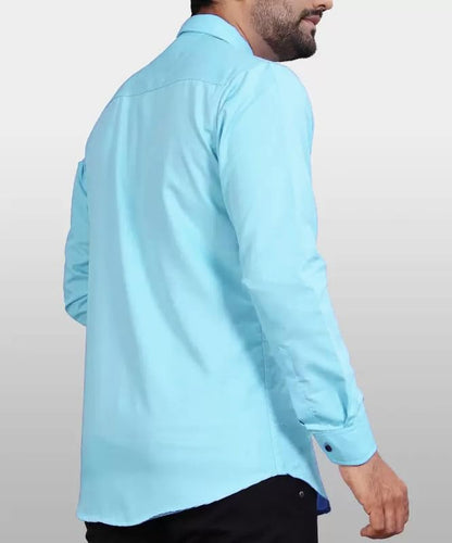 Pinkmint Cotton Soild Combo Men Shirt Formmal Wear Office Wear Regular Fit Shirt