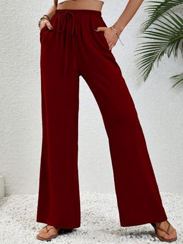 Toplot Trouser For Women || Casual Pants For Women || Loose Fit High-Waist Korean Pants || (Regular Fit | Polyester) (Women-Trou