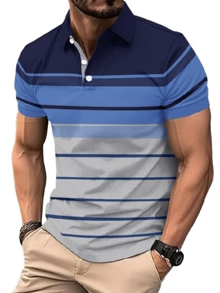 MenS Regular Fit Polo T Shirt |Half Sleeves |Collar Tshirts |Nobel Monk T Shirt | Casual Tshirt Blue