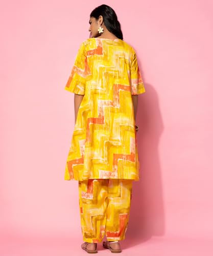 Libas Womens Printed Cotton Co-Ord Set For Women