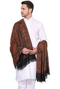 Weavers Villa MenS Paisley Design Woven Poly Wool Blend Gents Shawls, Muffler, Stoles For Men, 100Cm X 200Cm