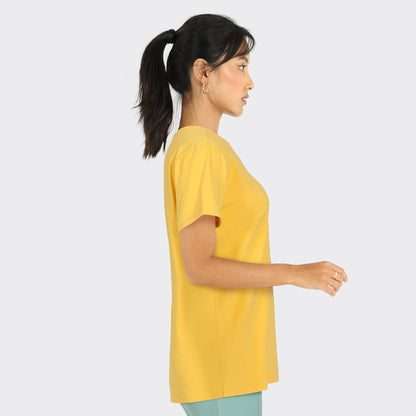 BlissClub Women The Last Tee - Boyfriend tee | Womens t-Shirt |  Sleeves | Hip Covering | Cotton Tee