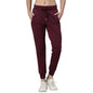 Enamor Athleisure Womens Slim Fit Mid Rise 7/8 Length Quick Dry Antimicrobial 4 Way Stretch Breathable Cotton French Terry Jogg