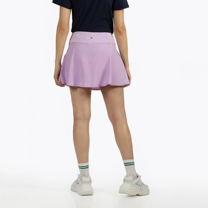 BlissClub Do It All Skorts | Inbuilt Shorts with Pocket with Silicon Lining | Adequate Coverage | Sweat Wicking