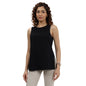 Last Tee Sleeveless Long Slit Top | Stays New for 750+ Days | Breathable | Long Slits | high Neck | Sleeveless Design