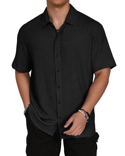 I Enterprise Casual Shirt For Men|| Regular Fit Shirt For Men|| Men Stylish Shirt || Men Solid Shirt With Spread Collar & Half S