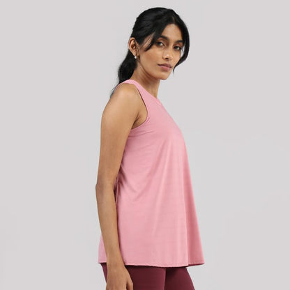 BlissClub Most Breathable - Overlapped Mesh Tank, Breathable Comfort Through Tough Moves, Breathable Mesh Fabric,Lightweight,Ove