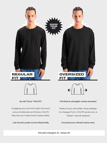 Bewakoof Official Marvel Merchandise Mens Graphic Printed Oversized Fit Full Sleeve Round Neck Cotton Jersey T-Shirt 636692 Whi