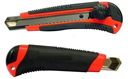 Eclet Heavy Duty 18 Mm Cutter Knife Utility Knife Box Cutters, Utility Knife Retractable, Compact, Extended Use For Heavy Duty O