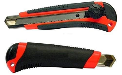 Eclet Heavy Duty 18 Mm Cutter Knife Utility Knife Box Cutters, Utility Knife Retractable, Compact, Extended Use For Heavy Duty O