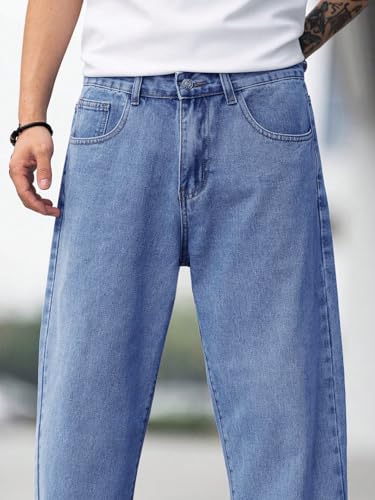 Kotty MenS Vintage Wash With A Modern Twist Faded Jeans(Blue,32)