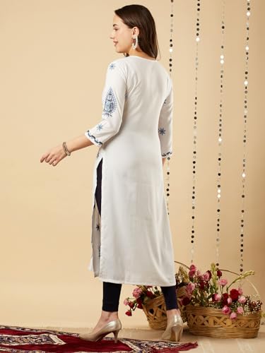 ANNI DESIGNER Women's Kurta |Material: Cotton Blend