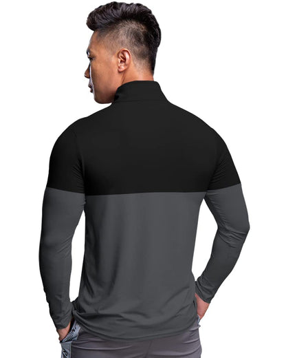 Eyebogler Mens Regular Fit Full Sleeve Dry Fit Tshirt