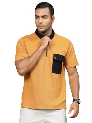 Rigo Oversized Polo T-Shirt for Men | Half Sleeves, Oversize Polo for Men | Oversized Collar T-Shirts for Man | Oversize Polo Ne