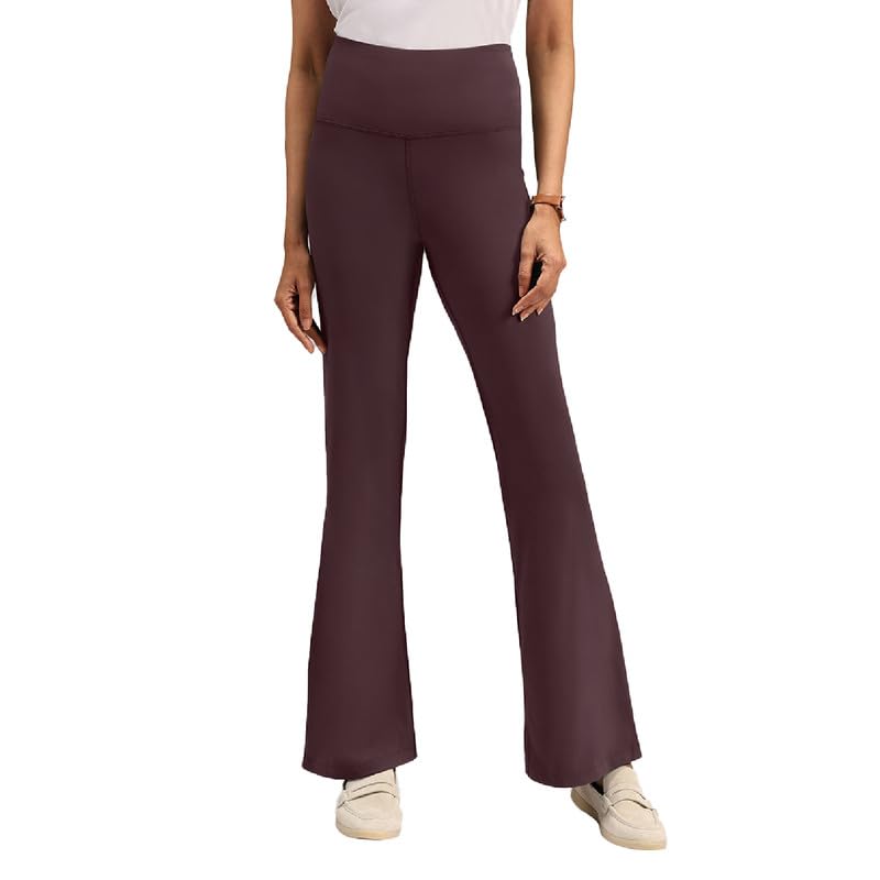 BlissClub Ultimate Flare Pants Lite for Women Above 55 ft Tall | High Waist Trousers and Formal Pants for Office wear | Comfort