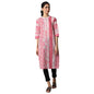 Aurelia Women? Floral Printed Straight Pure Cotton Kurta | Lightweight Mandarin Collar Kurta for Women Cotton | Floral Printed Kurta for Women | Soft & Breathable Regular Fit Kurta for Women