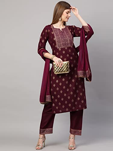 ANNI DESIGNER Women Kurta with Pant Pack Of 2