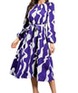 Leriya Fashion Rayon Fit and Flare Below The Knee Women Dress (LF-WD1221_Blue