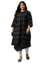 W for Woman Women's Viscose Rayon A-Line Kurta with Asymmetric Hemline