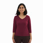BlissClub Women The Last tee | Stays New for 750+ Days |10X Durable | V Neck | Womens t-Shirt |  Sleeves | Hip Covering | Cotton