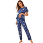 SHIENZY Womens Stylish Avacado Printed Night Suit || T-Shirt & Pyjama for Nightwear Set || Casual Lounge & Sleep Wear for Girls
