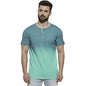 Campus Sutra Mens Multi-Coloured Colour-Blocked Half Sleeve Regular Fit T-Shirt for Casual Wear | Structured T-Shirt Crafted wi