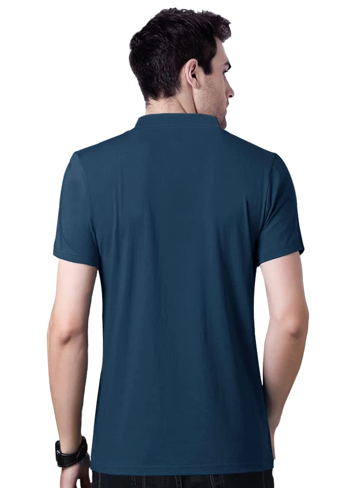 Eyebogler Mens Cotton Regular Fit T-Shirt Grey