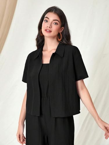 Toplot Jumpsuit For Women || Coordset For Women || Co Ord Western (Jump-Suit-5225-Black-Xl)