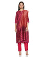 Ketch WomenS Polyester Blend Kurta&Pant&Duppata (Khk3000803_Pink