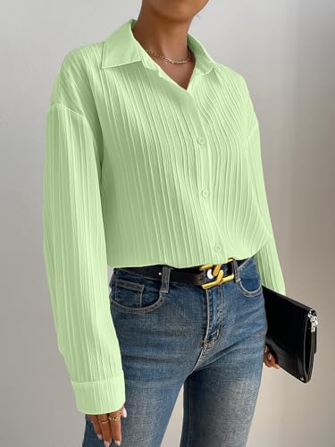 Greciilooks WomenS Regular Fit Western Shirt (Gl-W1929_Green