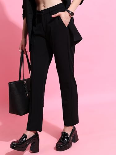 Ketch WomenS Loose Casual Pants (Kha1000045_Black